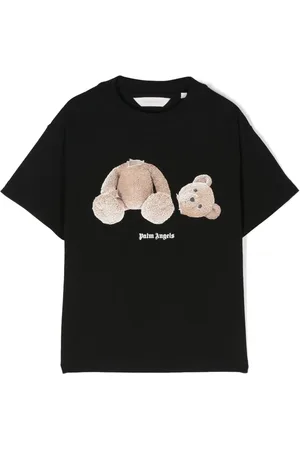 Palm Angels T-shirt Broken Bear en coton