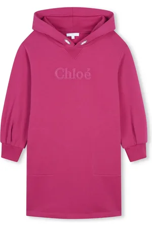 Chloé Robe à logo brodé