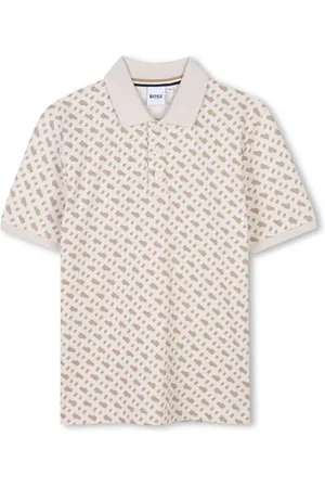 HUGO BOSS Polo à motif monogrammé