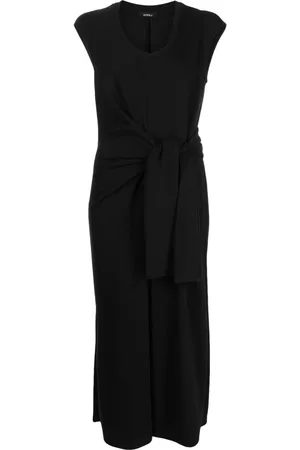 GOEN.J Robe mi-longue à détail torsadé