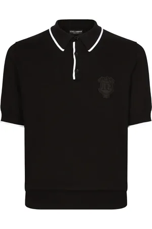 Dolce & Gabbana Polo en coton à logo brodé