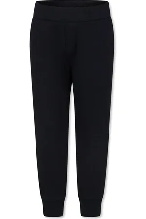 Moncler Pantalon de jogging en coton à patch logo