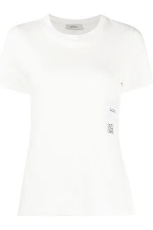 GOEN.J T-shirt en coton à logo imprimé