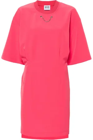 Moschino Robe mi-longue à détail de chaîne
