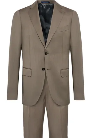 Boggi Milano Costume à motif de chevrons