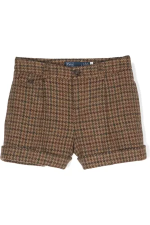 Ralph Lauren Short en laine à imprimé pied-de-poule