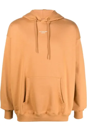 Drôle de Monsieur Hoodie en coton à logo imprimé