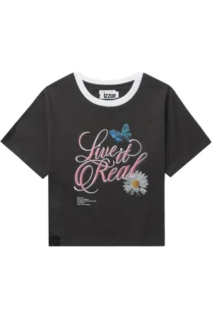 Izzue T-shirt à slogan imprimé