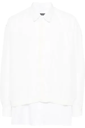 SONGZIO Chemise en coton à design superposé
