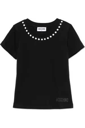 Moschino T-shirt à logo brodé