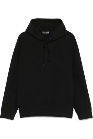 Emporio Armani Hoodie à logo en jacquard