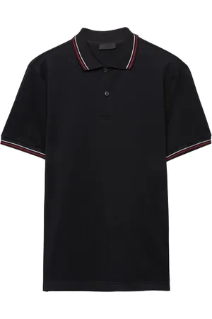 Prada Polo à logo brodé