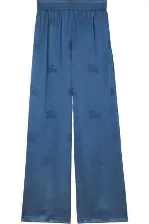 Burberry Pantalon ample à logo en jacquard