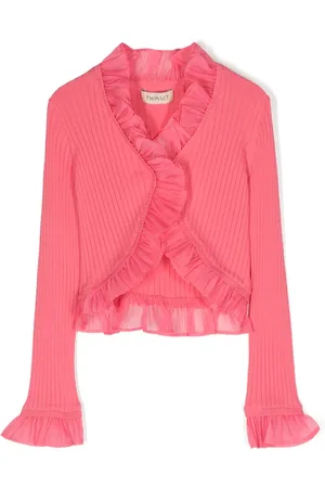 Twin-Set Cardigan à volants