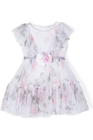 MONNALISA Robe en tulle à fleurs