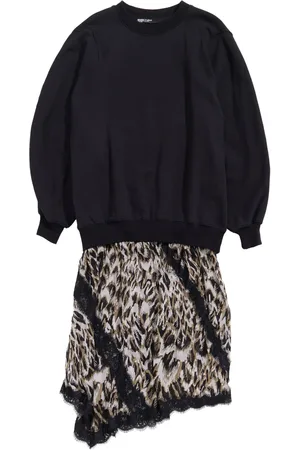 Bimba y Lola Robe-sweat à imprimé Plumancha