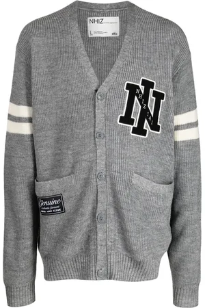 Izzue Cardigan à patchs logo