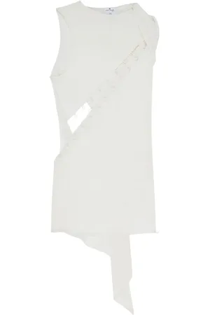 Courrèges Robe courte à design asymétrique
