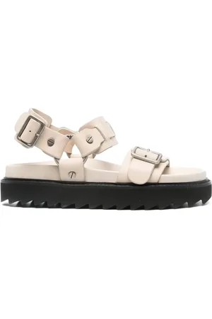 Acne Studios Sandales en cuir à boucles