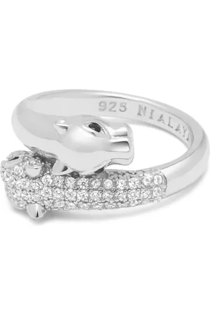 Nialaya Bague à design torsadé