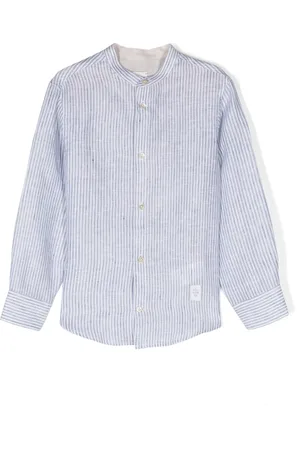 ELEVENTY Chemise rayée en lin