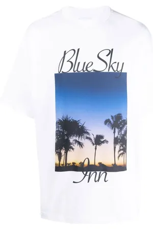 BLUE SKY INN T-shirt en coton à imprimé graphique