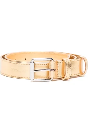 Comme des Garçons Ceinture en cuir métallisé