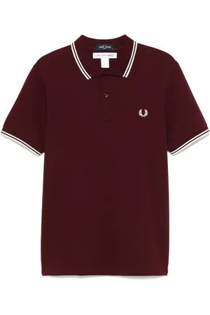 Comme des Garçons X Fred Perry polo à logo brodé