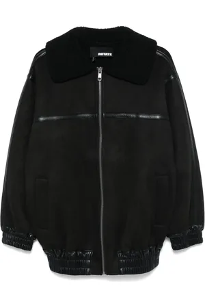 ROTATE Veste bomber en cuir artificiel