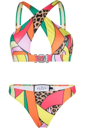 Philipp Plein Bikini à bretelles croisées