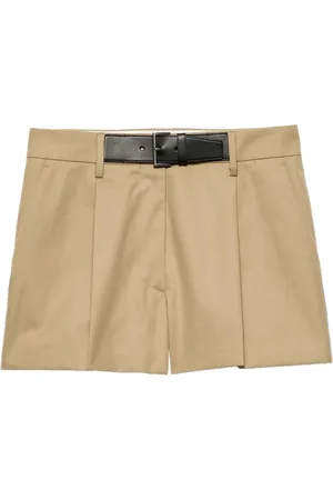 Prada Short à taille ceinturée