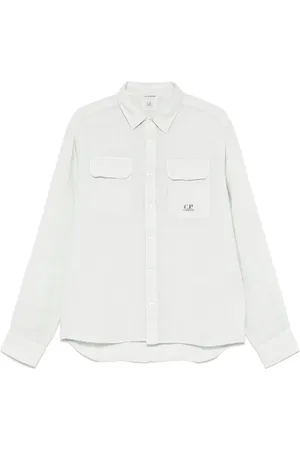 C.P. Company Chemise en lin à manches longues