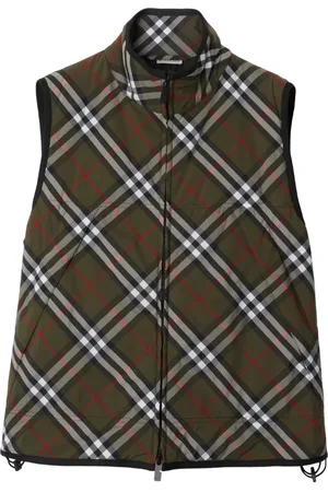 Burberry Gilet matelassé à carreaux