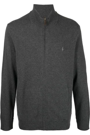 Ralph Lauren Cardigan zippé à logo brodé