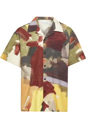 J.W.Anderson Chemise en coton à imprimé abstrait