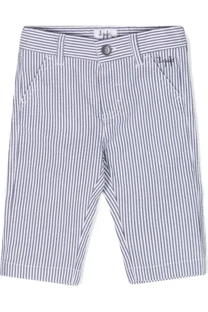Il gufo Pantalon en seersucker à rayures