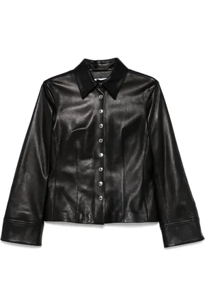Alexander McQueen Chemise en cuir