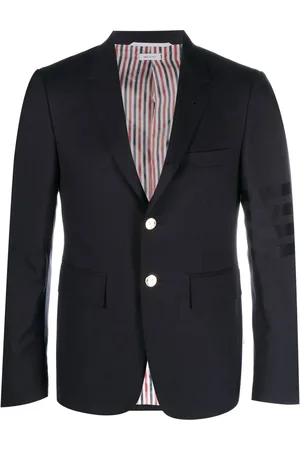 Thom Browne Blazer boutonné à rayures signature