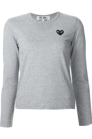 Comme des Garçons T shirt à manches longues avec logo