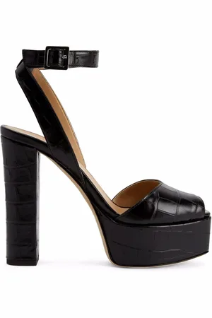 Giuseppe Zanotti Sandales Betty à effet peau de crocodile