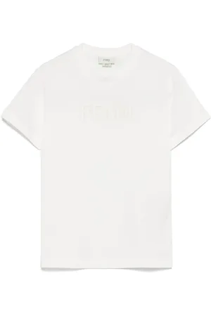 Fendi T-shirt à logo brodé