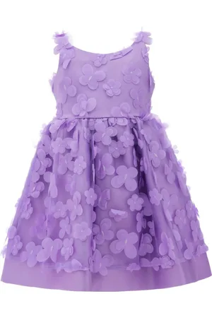 Tulleen Robe Lago à fleurs appliquées