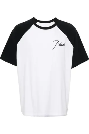 Rhude T-shirt à manches raglan
