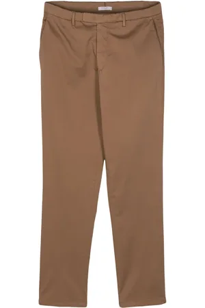 Boglioli Pantalon droit à plis marqués