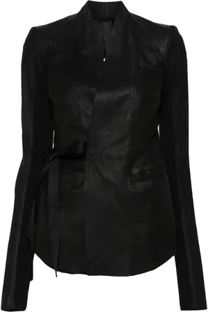Rick Owens Veste à effet craquelé