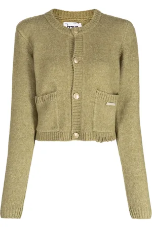 Izzue Cardigan boutonné à patch logo