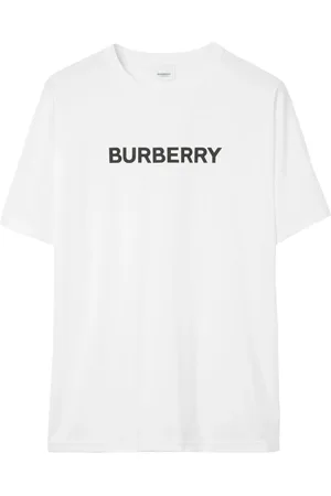 Burberry T-shirt en coton à logo imprimé