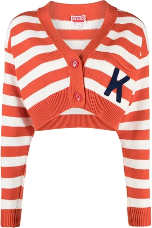 Kenzo Cardigan crop à rayures