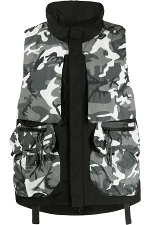 MOSTLY HEARD RARELY SEEN Gilet superposé à imprimé camouflage