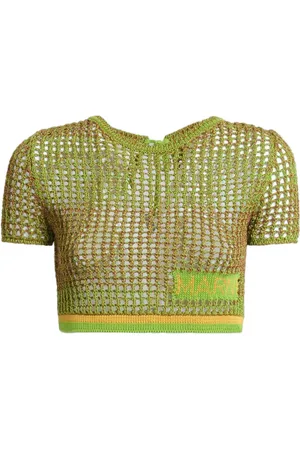 Marni Haut en crochet à coupe crop